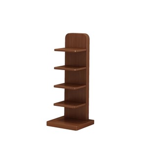 全实木书架落地置物架不占空间客厅隐形立式书架子靠墙角落窄书柜