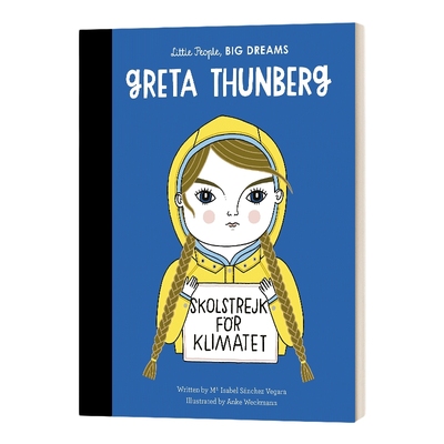 英文原版 Little People Big Dreams Greta Thunberg 小人物大梦想儿童精装绘本 环保少女格蕾塔·通贝里 英文版 进口英语原版书籍