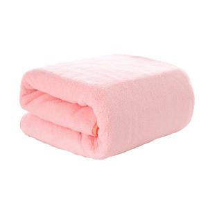 挂环家用珊瑚绒毛巾柔软吸水素色