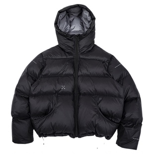 NOFAITH连帽羽绒服女冬新款宽松加厚保暖日系复古情侣面包服外套