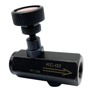 注塑机液压单向节流阀KC-02 03 04 06油压流量控制调节阀压力开关