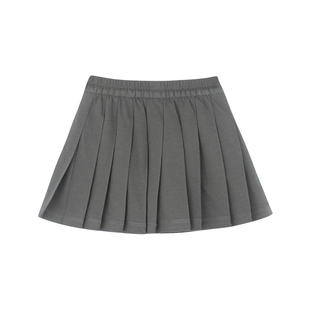 大耳象女童纯色百褶裙裤2026夏季新款宝儿学院风速干百搭裙子