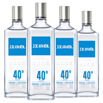 江小白银盖40度500ml*4瓶