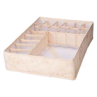 摩登主妇内衣收纳盒袜子内裤家用贴身衣物三合一分隔抽屉式整理盒