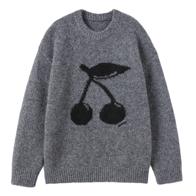 高个子加长版慵懒风套头毛衣