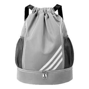 束口袋抽绳双肩包大容量防水篮球训练包足球装备球鞋收纳包运动包