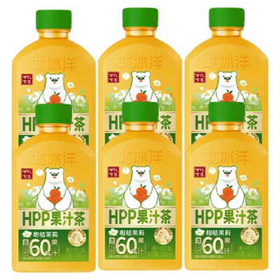 北冰洋HPP柑桔茉莉果汁茶300ml