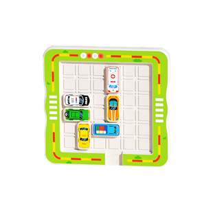 移车出库汽车数字华容道滑动拼图儿童益智3到6岁思维训练智力玩具