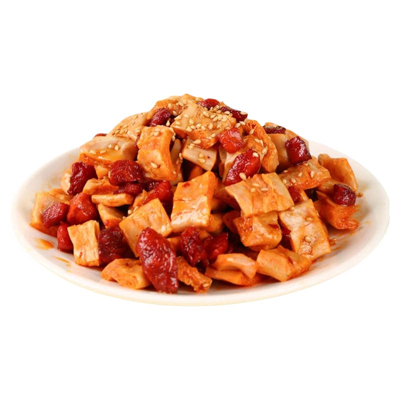 辣子鸡豆干鸡胸肉素肉下酒零食