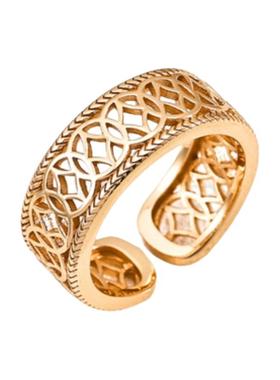 钱多多～新中式复古小众钱币招财戒指玄学好运天然珍珠金发晶手链