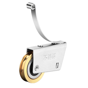 壁柜移门滑轮衣柜推拉门轨道下滑轮卫生间玻璃门地导轮不锈钢轮子