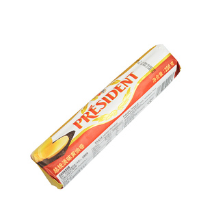 法国进口总统淡味黄油卷250g 量贩烘焙原料淡味发酵动物奶油