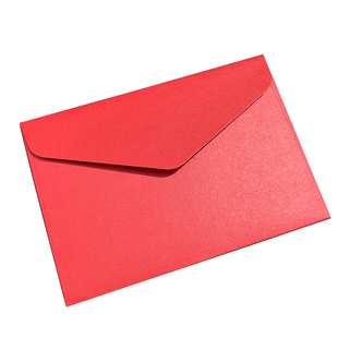 a5珠光纸大信封定制贺卡慰问金空白红色7号简约信封定制LOGO公司