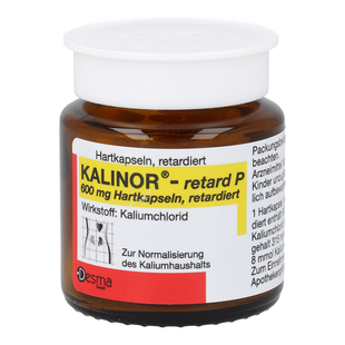 kalinor钾利诺钾元素补充50粒/瓶平衡缓释片微囊补充钾德国进口