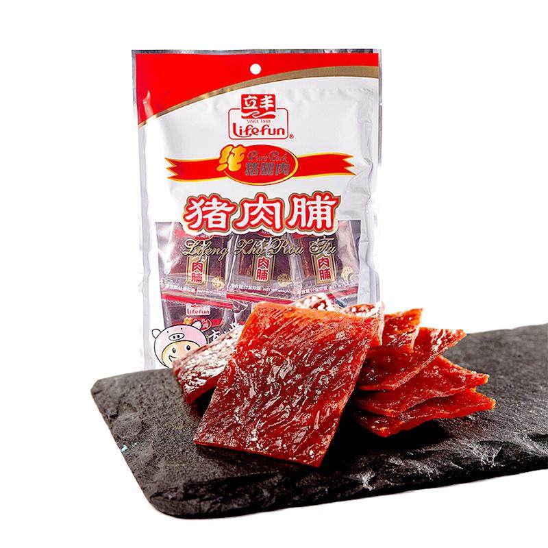 立丰猪肉脯原味休闲零食猪肉干肉脯靖江猪肉脯95g/袋中华老字号
