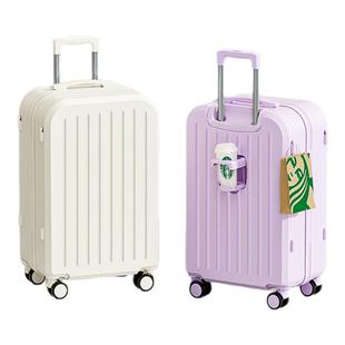 行李箱20寸登机小型女2025新款旅行拉杆密码皮箱子24结实耐用加厚