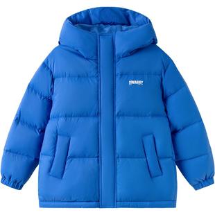 巴拉巴拉儿童羽绒服男童女童中长款外套秋冬季新款童装小童宝宝厚