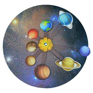 物理小发明自制玩具太阳系行星模型手工制作diy幼儿园科学区材料