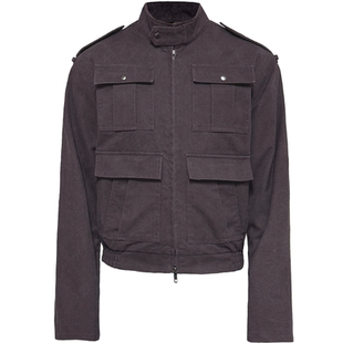 JCAESAR JACKET 雾紫水洗工装夹克 磨毛质感 多道水洗 四贴袋设计