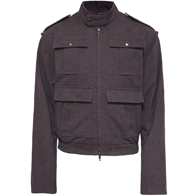 JCAESAR JACKET 雾紫水洗工装夹克 磨毛质感 多道水洗 四贴袋设计