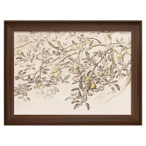 中古风苹果树电表箱挂画客厅玄关装饰画厨房高级感花卉电箱遮挡画