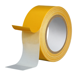 贴对联春联无痕胶双面胶高粘度网格布基胶带强力固定贴粘地毯不留痕防水透明墙面耐高温地板地垫革拼接免打孔