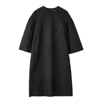 宽松休闲全棉面料厚款连衣裙