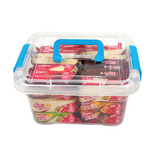 雀巢脆脆鲨巧克力威化饼干30条收纳盒装独立包装酥脆网红休闲零食