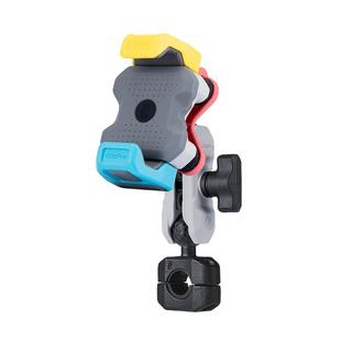 五匹osopro摩托车手机支架电动车导航固定架彩色纵横支架减震防盗