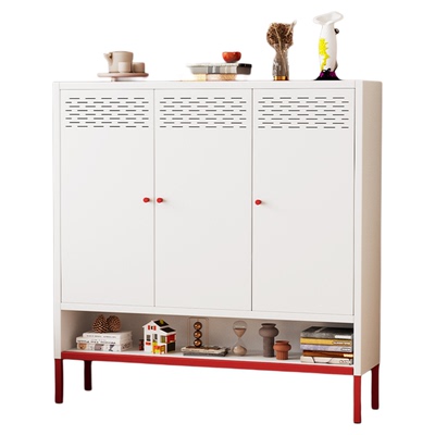 简约现代钢制鞋柜多层收纳