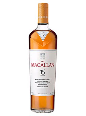 MACALLAN/麦卡伦臻彩15年700ML苏格兰单一麦芽威士忌进口洋酒限定