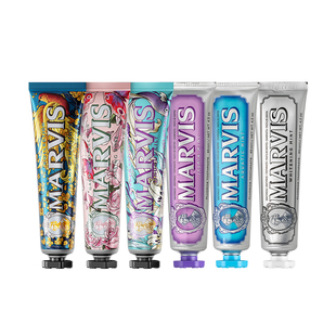 Marvis玛尔仕意大利进口花园薄荷牙膏清新口气伴手礼6支组合装
