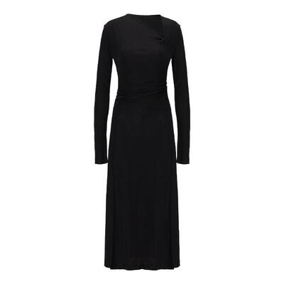 优雅毛混纺同款连衣裙气质设计