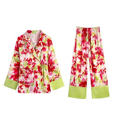 高级感气质真丝绸睡衣女