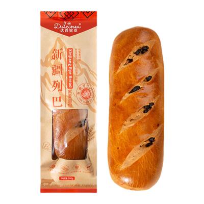 达西妮亚俄罗斯风味大列巴新疆特产小麦黑麦坚果面包零食500g
