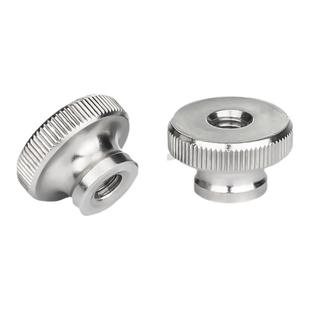 不锈钢手拧螺母高头滚花台阶螺帽广告装饰钉盲通孔GB806M3M4M5M6