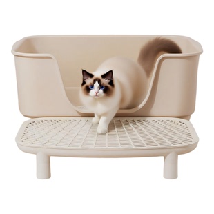 猫砂垫防带出超大号控砂踏板猫砂盆控砂台防外溅双层加高猫咪用品