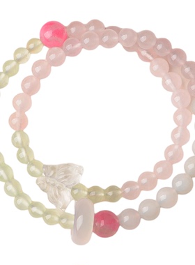 女款天然水晶手链轻奢小众手串