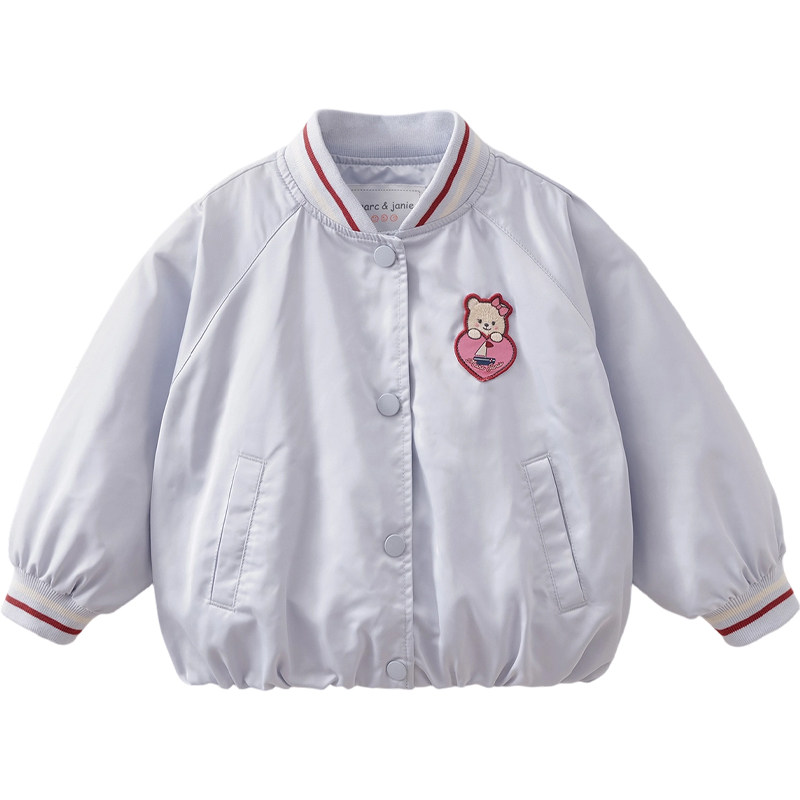 马克珍妮小熊乐园女童棒球服外套