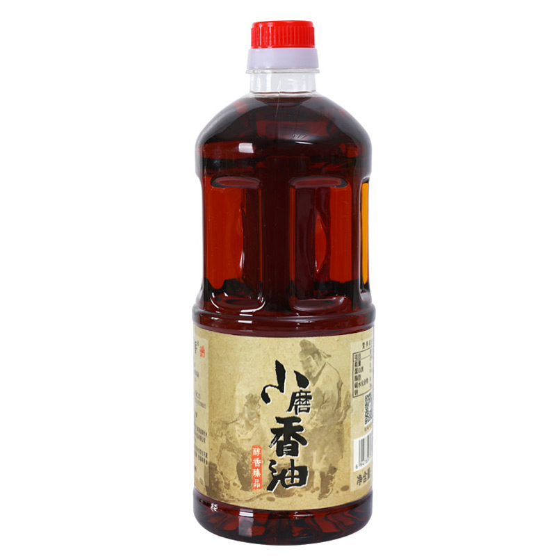 芝麻香油商用批发纯正宗山东小磨香油火锅油碟凉拌小瓶装麻油家用
