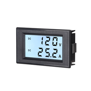 YB85-3051 LCD液晶双显数字直流电流电压表数显DC表头 白色背光