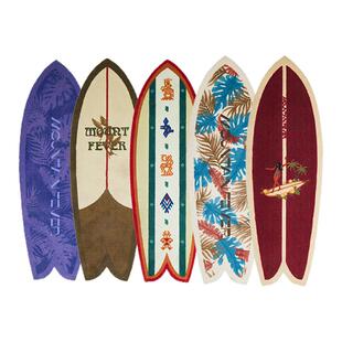 MOUNTAINFEVER 户外 居家 客厅 卧室 阳台 复古冲浪板地毯/地垫