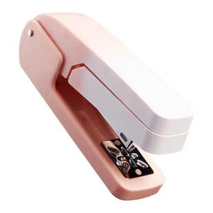 三年二班 订书机可旋转360°学生用便携式中缝订书器办公家用大号加厚手握式钉书机起钉器迷你小号装订机神器