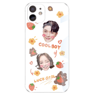 手机壳定制图案定制手机壳任意型号机型来图情侣苹果照片华为图片小米透明vivo液态硅胶软壳oppo玻璃个性DIY