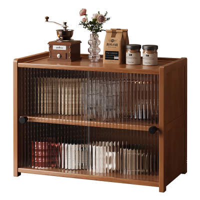 桌面杯架置物架简约餐桌台面杯子收纳架茶具防尘展示柜小型储物柜