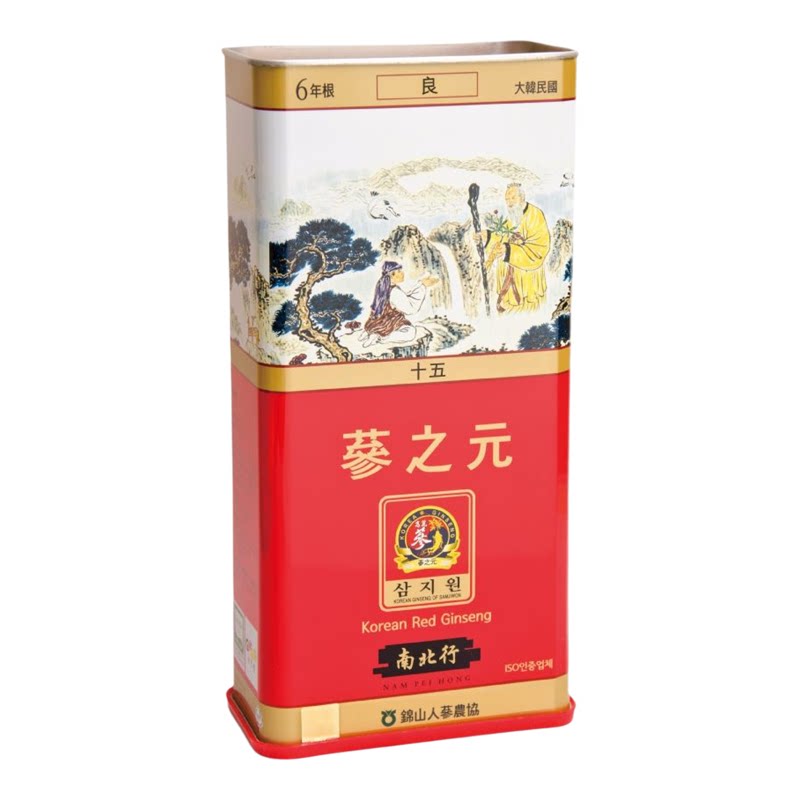 参之元 高丽参6年根良字级15支半斤装滋补强身补气益肾佳品进口版