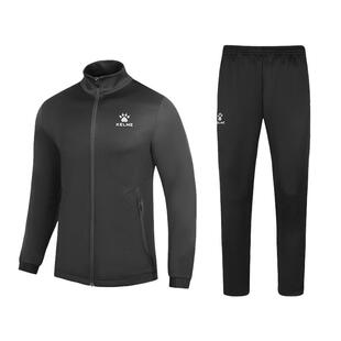 KELME卡尔美外套套装男足球训练服针织夹克运动上衣官方旗舰正品