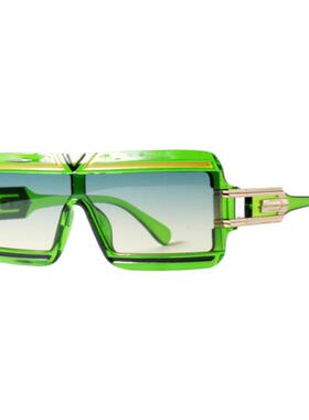 撞色设计连体一片式小众太阳眼镜