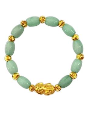 兔年新款貔貅手链黄金色男士时尚百搭手串女士手链情侣款手饰品