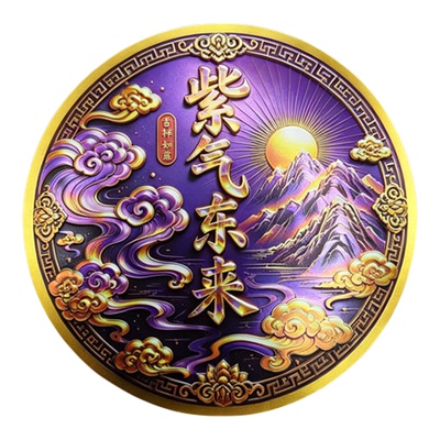 【老傅推荐】紫气东来化解衣柜贴与床头相对福气亨通贴聚财纳福贴